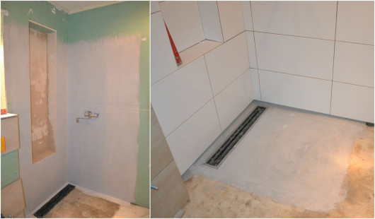 Etapy remontu łazienki w domu Bogdana - zdj 13 i 14