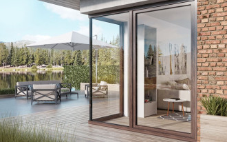 Narożne przeszklenie stałe Glass Corner od Vetrex