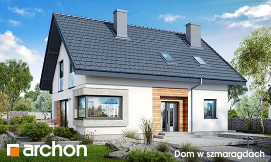 &quot;Dom w szmaragdach&quot; - pow. domu 119,89 m2 + kotłownia 6,69 m2.