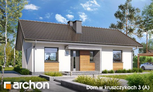 &quot;Dom w kruszczykach 3 (A)&quot; - pow. 64,61 m2.