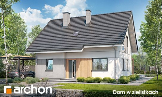 &quot;Dom w zielistkach&quot; - pow. 108,44 m2 + kotłownia 7,82 m2.