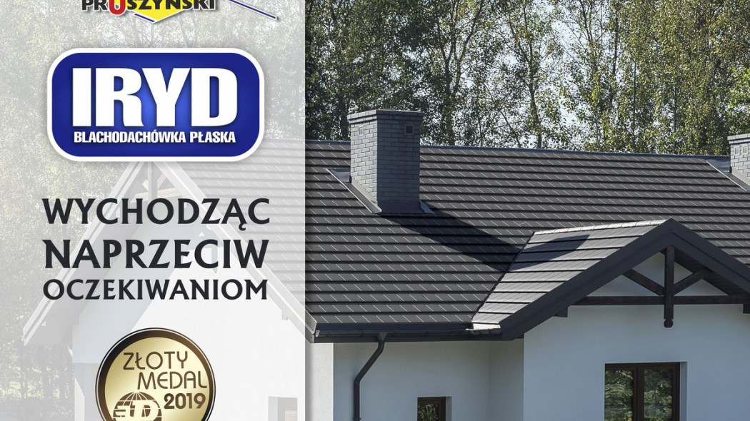 Blachodachówka PŁASKA ze Złotym Medalem MTP 2019