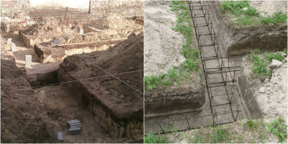 Spoisty grunt umożliwia wykonanie szalunków ziemnych