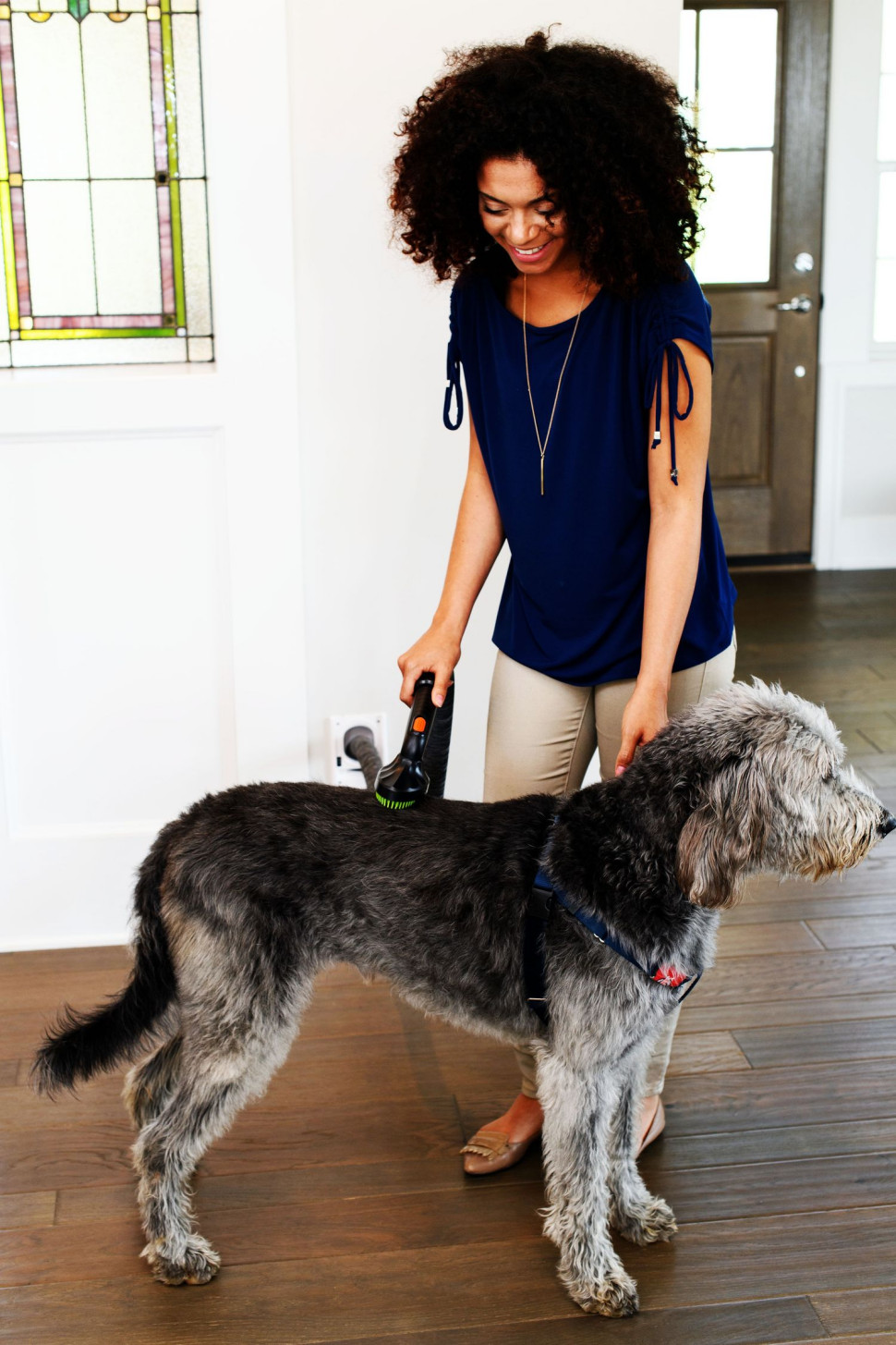 Specjalna końcówka do czyszczenia psa