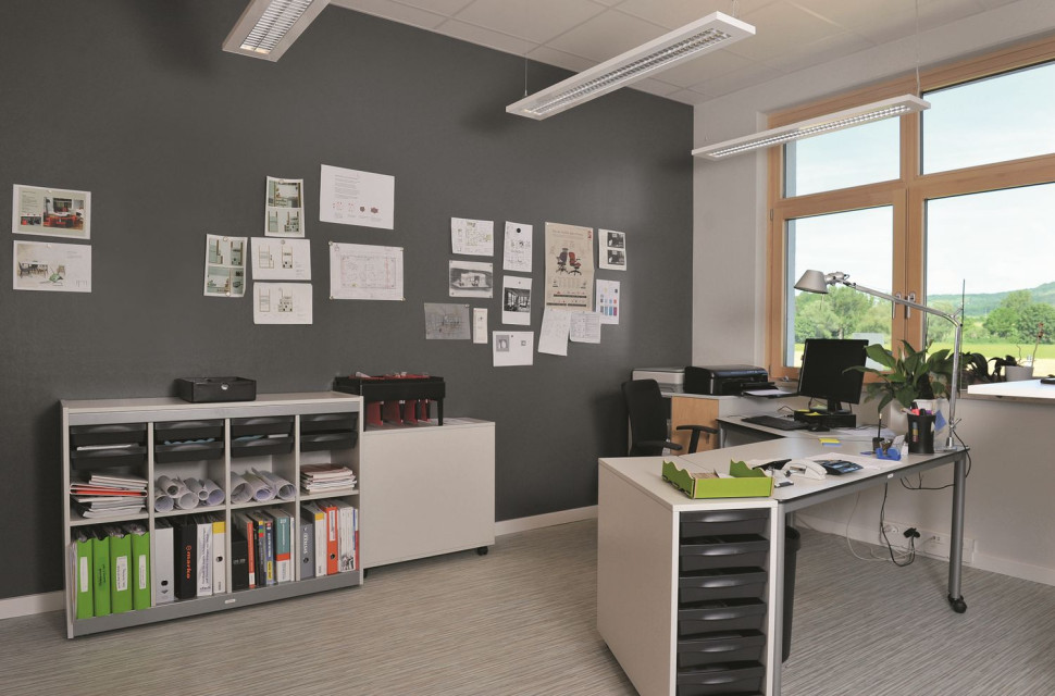 Ściana pomalowana farbą magnetyczną