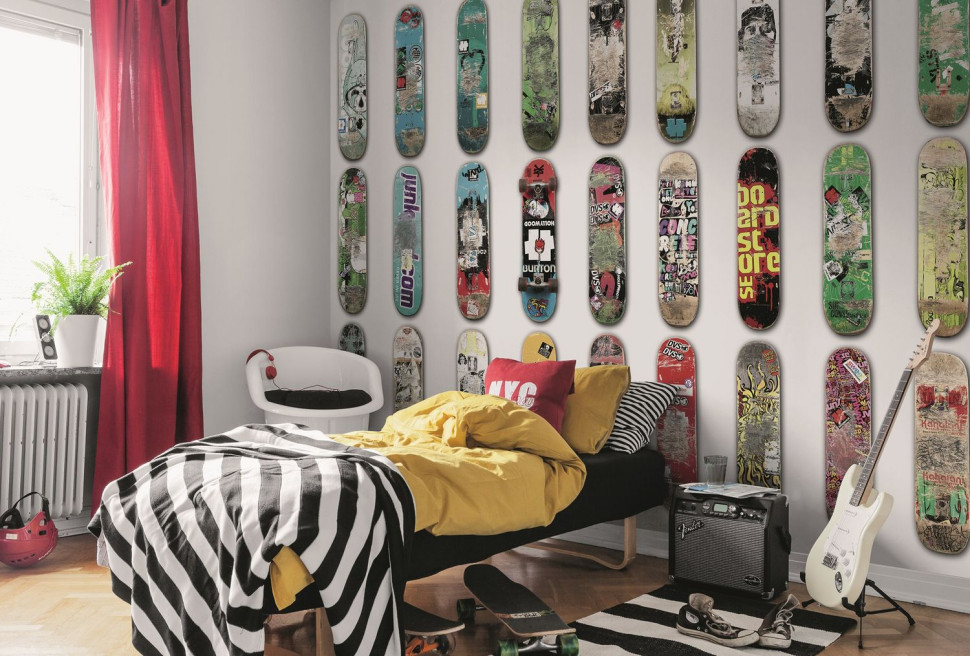 Fototapeta w pokoju nastolatka