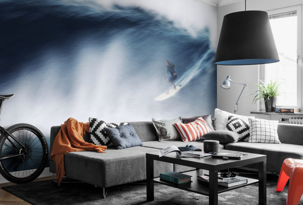 Fototapeta w salonie