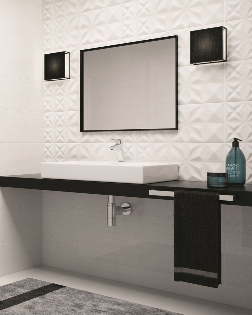 Dekoracyjna ściana w łazience