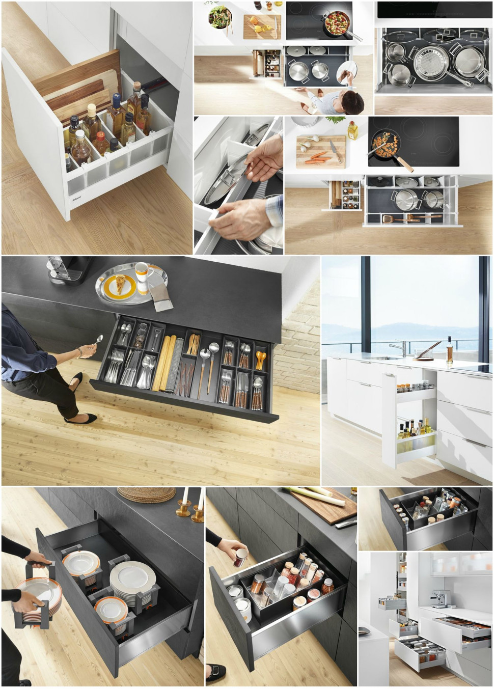 Nowoczesne przechowywanie w kuchni