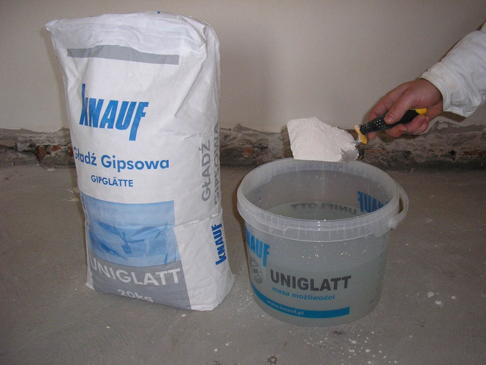  Przygotowanie zaprawy.