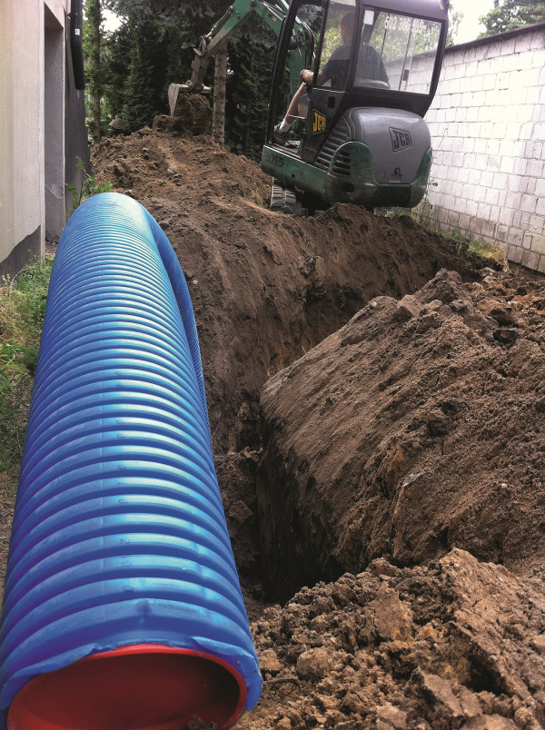 Montaż gruntowego wymiennika ciepła