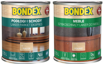 Dwa lakiery wodne Domalux teraz dostępne pod marką BONDEX