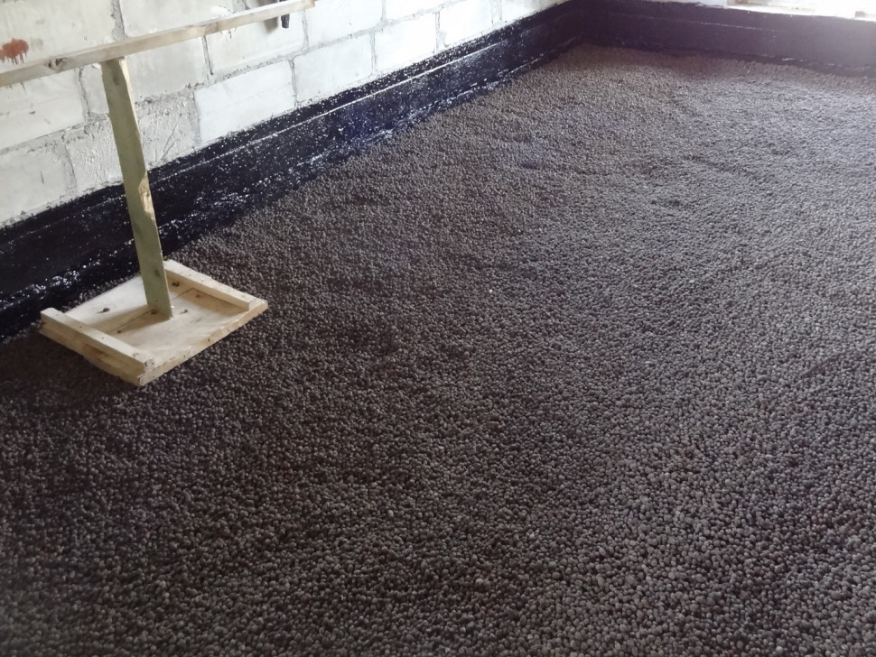 Izolowanie podłogi na gruncie keramzytem