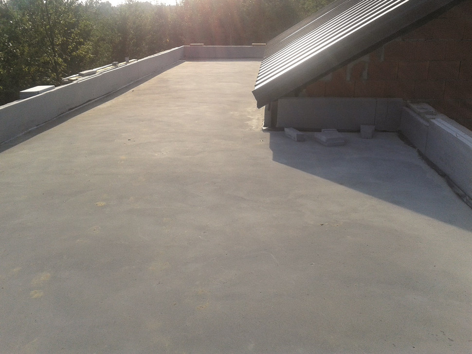 Stropodach powinien mieć prawidłowo ukształtowane spadki