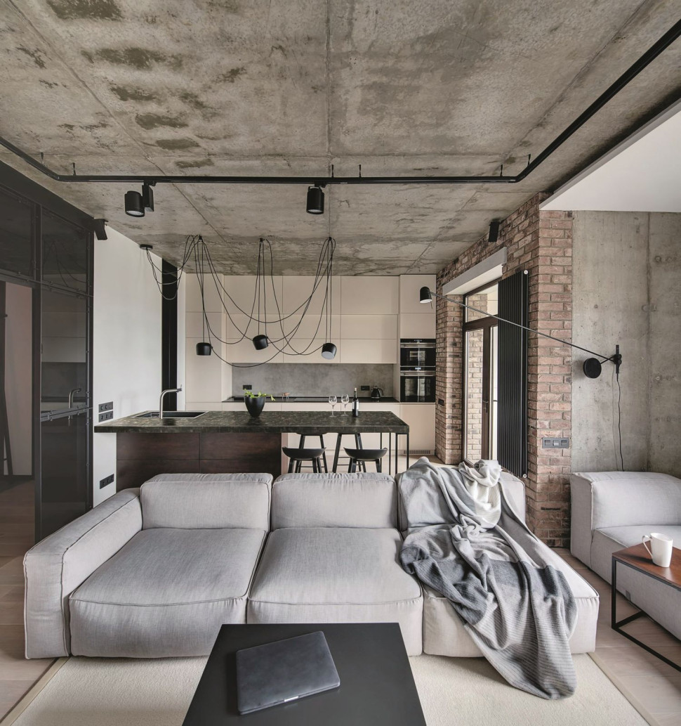 Do loftowej kuchni pasują lampy w przemysłowym stylu