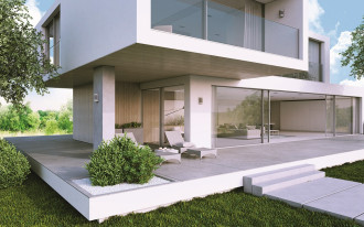 System drzwi przesuwnych z ukrytą ramą MB-SKYLINE w ofercie Aluprof