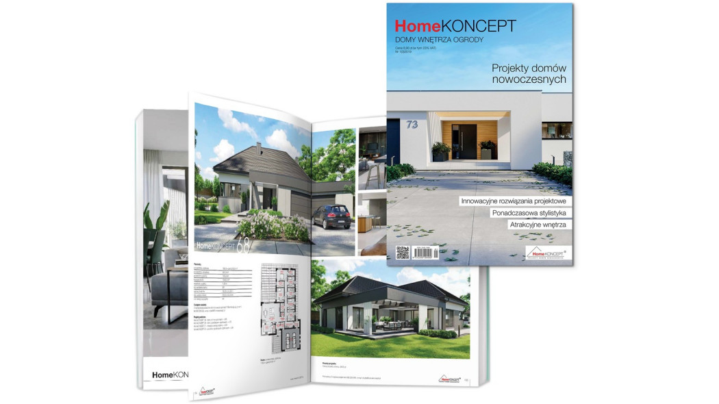 Nowy katalog z projektami domów nowoczesnych HomeKONCEPT