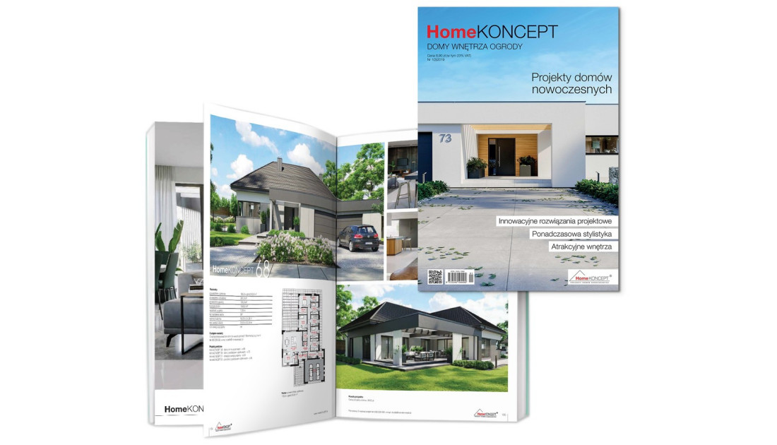 Nowy katalog z projektami domów nowoczesnych HomeKONCEPT