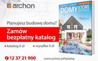 Bezpłatny katalog z projektami domów ARCHON+