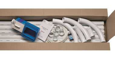 W sprzedaż dostępne są gotowe zestawy do przygotowania pętli HAH do konkretnej długości węża.