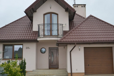 Widok na elewację frontową