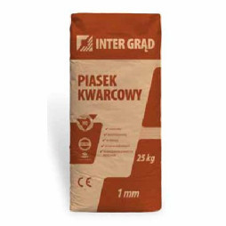 Piasek budowlany kwarcowy