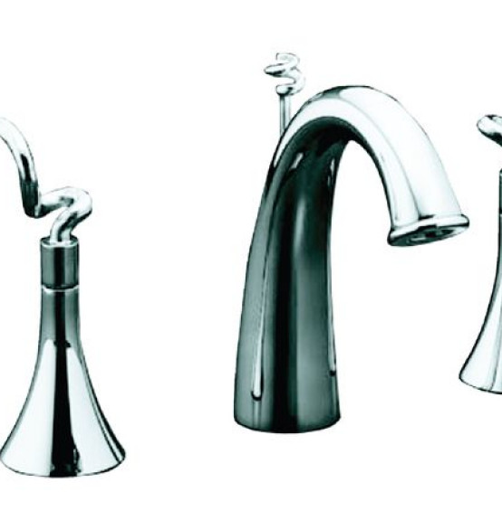 Trójotworowa bateria umywalkowa Finial