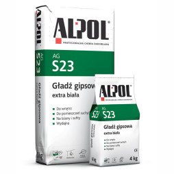 Gładź gipsowa extra biała; B,G