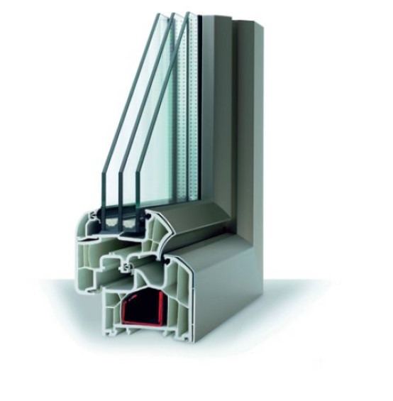 Okno z PVC Dimension+