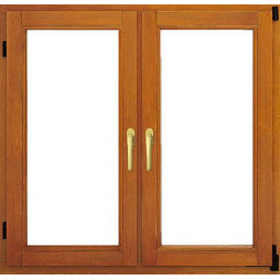 Okno drewniane Lazur