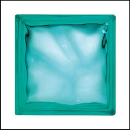 Pustak szklany barwiony Bm 1908 Chmurka Turkus