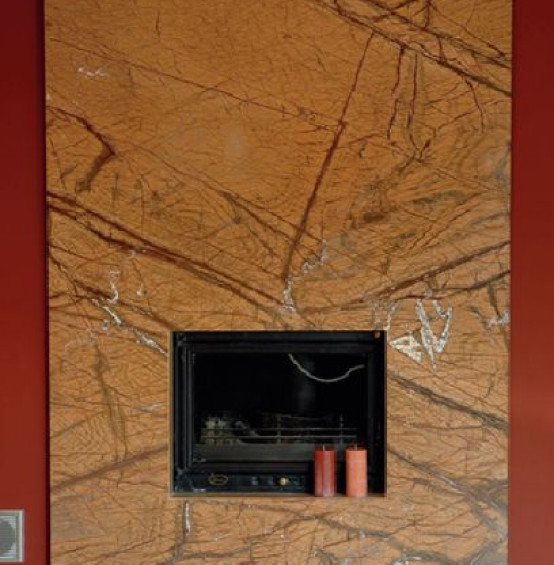 Kominek marmur RAIN FOREST YELLOW