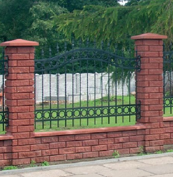 Ogrodzenie betonowe z kostki Eurostyle