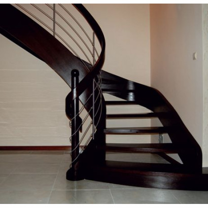 Schody zabiegowe ażurowe