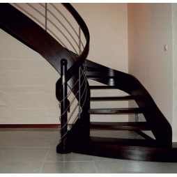 Schody zabiegowe ażurowe