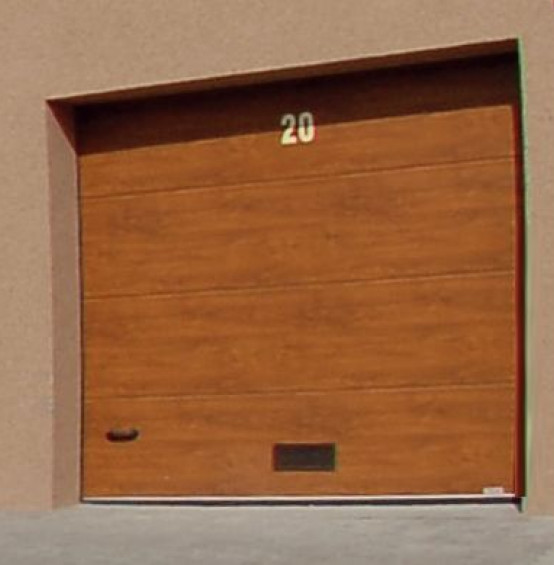 Brama segmentowa górna Poltau Drewnopodobna