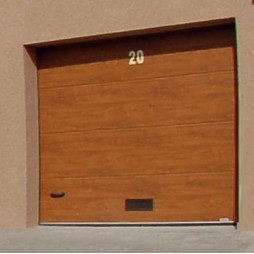 Brama segmentowa górna Poltau Drewnopodobna