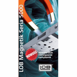 Zamki wpuszczane magnetyczne LOB Magnetik seria 5000