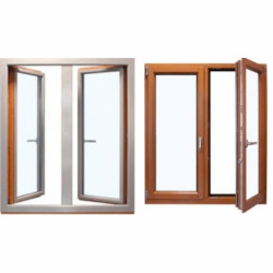 Okno Elegancja drewniano-aluminiowe