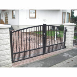 Model imitujący ogrodzenia kute