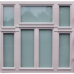 Okna drewniane stylizowane