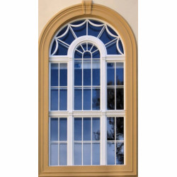 Okna drewniane stylizowane