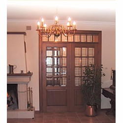 Drzwi wewnętrzne drewniane