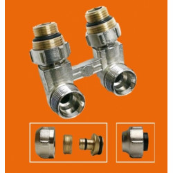 Dwururowy blok kurków