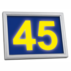 Podświetlany numer domu LEDNUMER