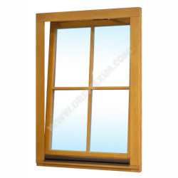 Okna drewniane rozwierno-uchylne