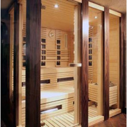 Kabina MIX linia SIMPLY, sauna sucha plus kabina niskotemperturowa