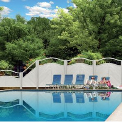 Płot boazeryjny Elegant