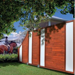 Płot boazeryjny DUO