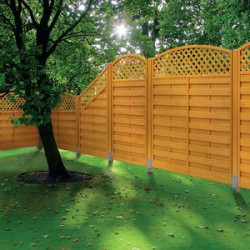 Płot ryflowany Bordeaux